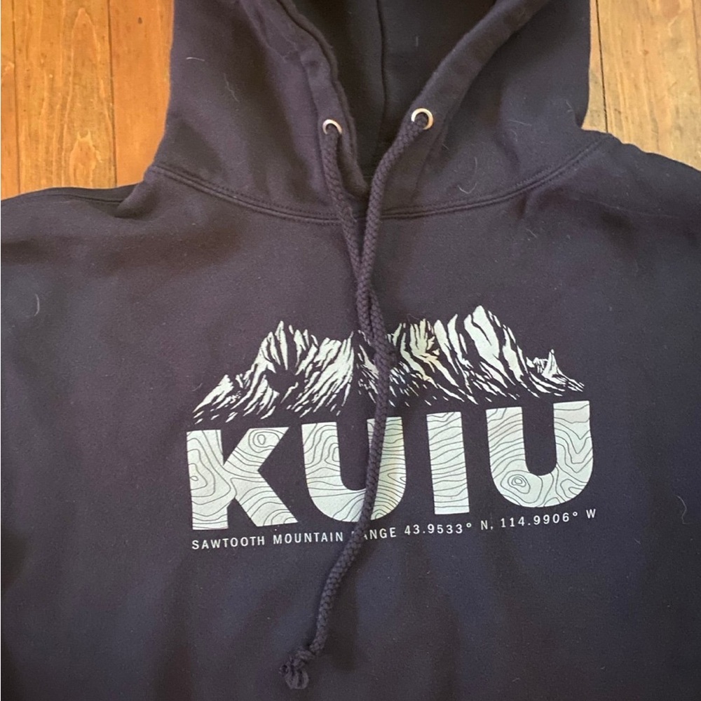 KUIU Mens Hoodie Navy Blue Medium - Picture 3 of 5